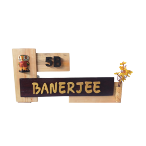 Wooden Name Plate